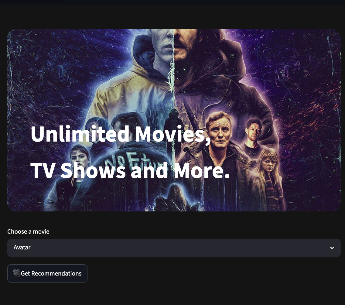 Movie recommendation system